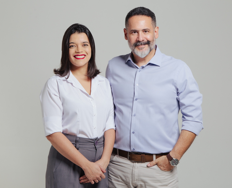 Alexandre Oliveira e Bruna Alencar